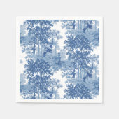 blauw landschapsprofiel met URL's en kolommen Servet (Voorkant)