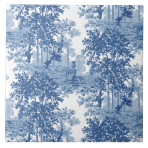  blauw landschapsprofiel met URL's en kolommen Tegeltje