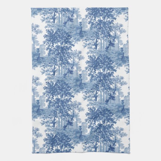  blauw landschapsprofiel met URL's en kolommen Theedoek (Verticaal)