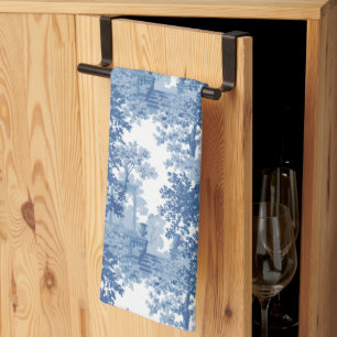 blauw landschapsprofiel met URL's en kolommen Theedoek