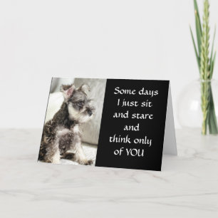 **BLAUW LANG EN ZO ZEI " **MIST JULLIE** KAART