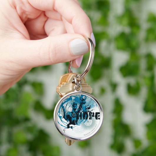 Blauw Lantern Grafisch 3 Sleutelhanger (Hand)