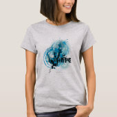 Blauw Lantern Grafisch 3 T-shirt (Voorkant)