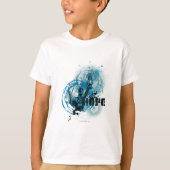 Blauw Lantern Grafisch 3 T-shirt (Voorkant)