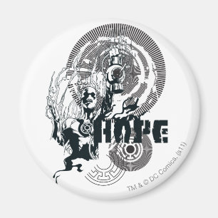 Blauw Lantern Grafisch 4 Magneet