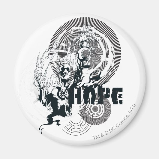 Blauw Lantern Grafisch 4 Magneet (Voorkant)