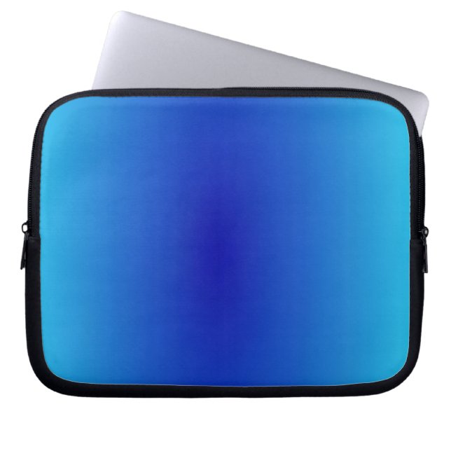 Blauw Laptop Sleeve (Voorkant)