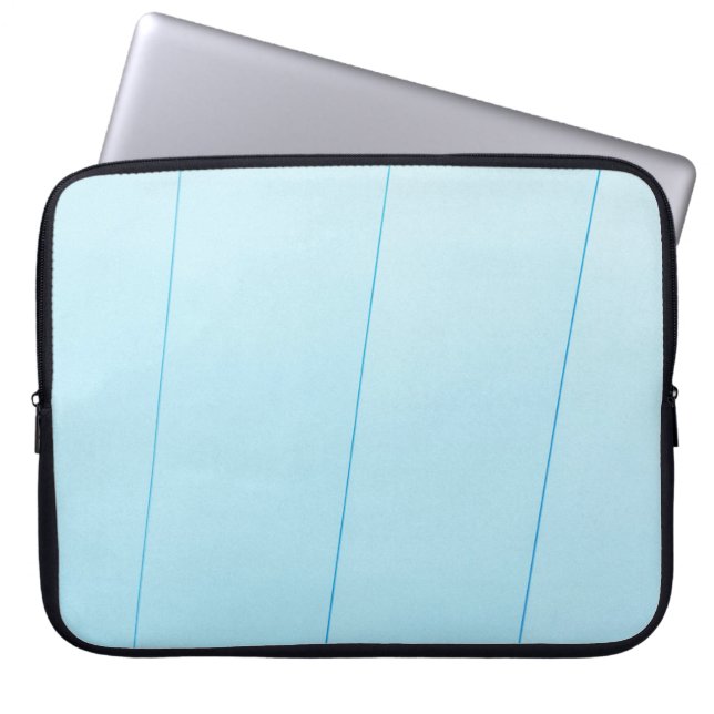 Blauw Laptop Sleeve (Voorkant)