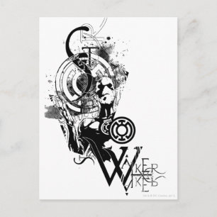 Blauw Latijnse tekening 2 Briefkaart