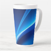 Blauw Latte Mok (Rechterhoek)