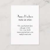 Blauw Latticework, Ombre, Quatrefoil, Trellis Visitekaartje (Achterkant)