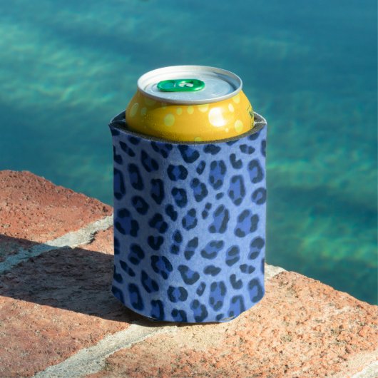 Blauw laurierspatroon blikjeskoeler (Insitu Zwembad)