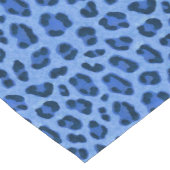Blauw laurierspatroon korte tafelloper (Hoek)