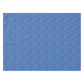 Blauw laurierspatroon tafelkleed (Voorkant (Horizontaal))
