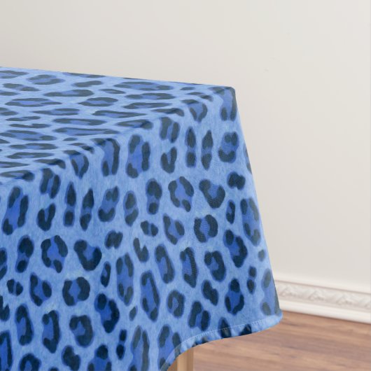 Blauw laurierspatroon tafelkleed (Voorbeeld)