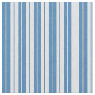 Blauw & Lavendel gekleurde lijnen Stof