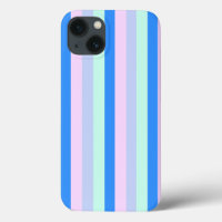 Blauw, Lavendel, Roze & Pastel Mint Groene strepen