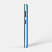 Blauw, Lavendel, Roze & Pastel Mint Groene strepen Samsung Galaxy Hoesje (Rechterkant)