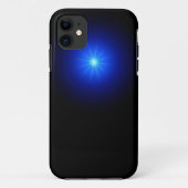 Blauw LED Case-Mate iPhone Case (Achterkant)