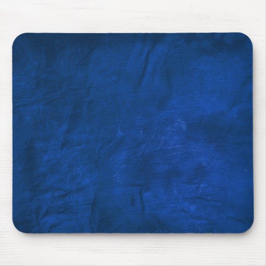 blauw leder abstract muismat (Voorkant)