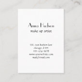 Blauw leder, lederen textuur, lederen achtergrond visitekaartje (Voorkant)