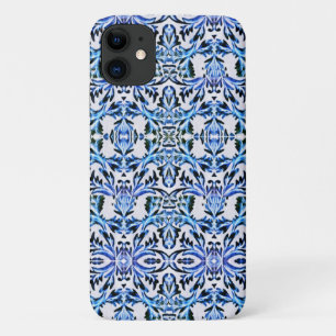 Blauw leder met schuifwiel Case-Mate iPhone case