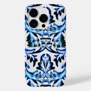 Blauw leder met schuifwiel Case-Mate iPhone 14 pro hoesje