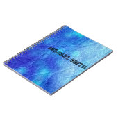 Blauw leder notitieboek (Linkerzijde)