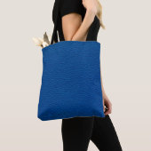 blauw lederen textuur achtergrondleder, blauw, tex tote bag (Dichtbij)