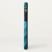 Blauw lef Diagonaal Case-Mate iPhone Case (Achterkant/links)