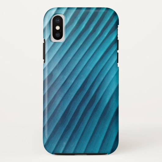 Blauw lef Diagonaal Case-Mate iPhone Case (Achterkant)