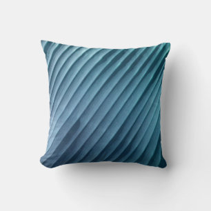 Blauw lef Diagonaal Kussen