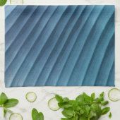 Blauw lef Diagonaal Theedoek (Gevouwen)