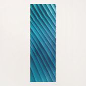 Blauw lef Diagonaal Yogamat (Achterkant)