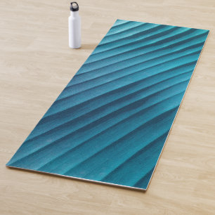 Blauw lef Diagonaal Yogamat
