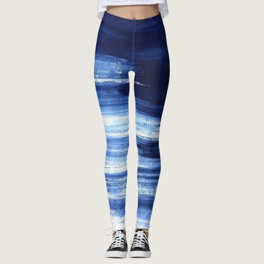 Blauw Leggings (Voorkant)