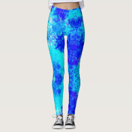Blauw Leggings