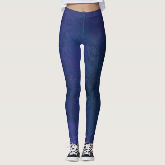 blauw leggings (Voorkant)