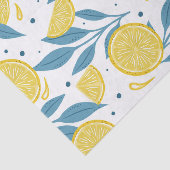 Blauw lemon-boompapier voor loskoppeling van pagin tissuepapier (Detail)