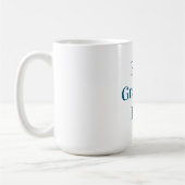 Blauw lettertype beste opa ooit koffiemok (Links)