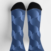 Blauw Levendig Patroon Sokken (Top)