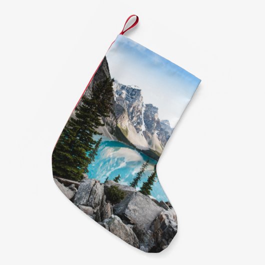 BLAUW LICHAAM VAN HET WATER IN DE ZUIVELMOUNTAIN T KLEINE KERSTSOK (Voorkant (Hangend))