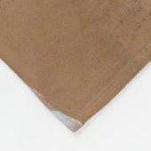 Blauw lichaamswater fleece deken (Hoek)