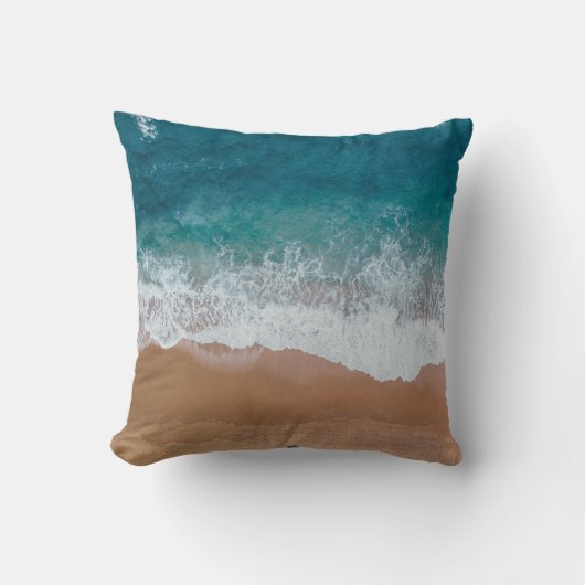 Blauw lichaamswater kussen (Voorkant)
