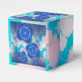 Blauw licht bedankdoosjes (Voorkant Zijde)