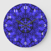 Blauw licht grote klok (Voorkant)