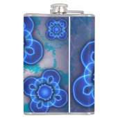 Blauw licht heupfles (Achterkant)