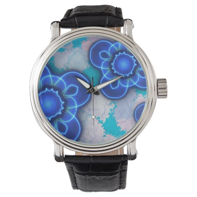 Blauw licht horloge (Voorkant)