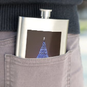 Blauw licht kerstboom flacon (Voorbeeld)