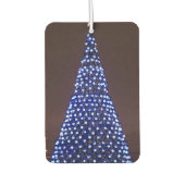 Blauw licht kerstboom luchtverfrisser (Voorkant)